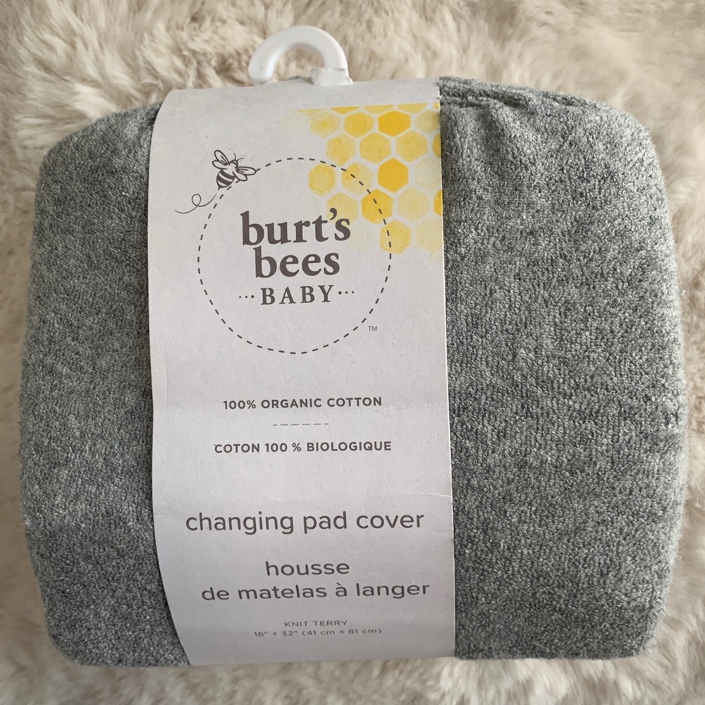 Burt’s Bee’s Cotton Changing Pad Cover NWT